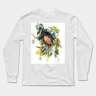 American Robin Long Sleeve T-Shirt